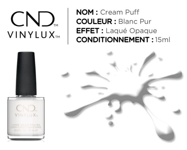 vinylux vernis longue tenue cream puff