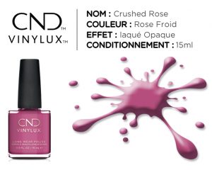 vinylux vernis longue tenue crushed rose