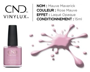 vinylux vernis longue tenue mauve maverick