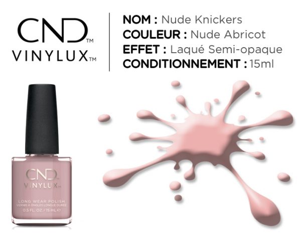 vinylux vernis longue tenue nude knickers