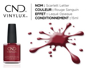 vinylux vernis longue tenue scarlet letter