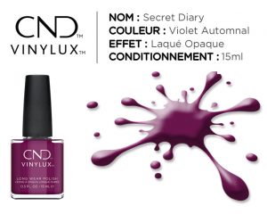 vinylux vernis longue tenue secret diary