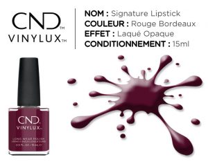 vinylux vernis longue tenue signature lipstick