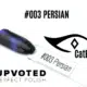 Capsule du vernis semi-permanent NailPerfect Upvoted Cat Eye #003 Persian, noir profond aux reflets bleus et violets.