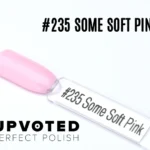 Capsule du vernis semi-permanent NailPerfect Upvoted #235 Some Soft Pink, rose pastel clair et tendre.