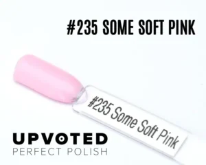 Capsule du vernis semi-permanent NailPerfect Upvoted #235 Some Soft Pink, rose pastel clair et tendre.