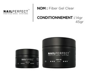 nail perfect fiber gel clear