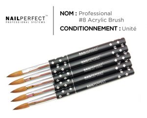 nail perfect professional 8 acrylic brush