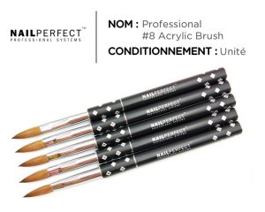 nail perfect professional 8 acrylic brush