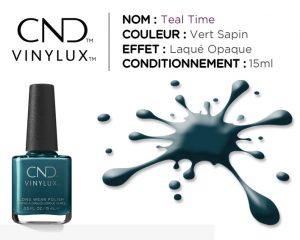 vinylux vernis longue tenue teal time