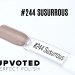 Capsule du vernis semi-permanent NailPerfect Upvoted #244 Susurrous, beige taupe doux et apaisant.