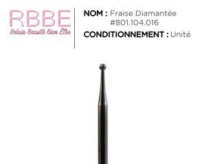 Fraise manucure ongle – Boule Médium Diamantée