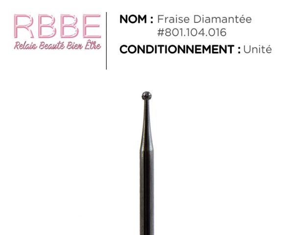 Fraise manucure ongle – Boule Médium Diamantée