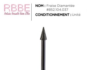 Fraise manucure ongle – Cône Diamantée