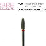 Fraise manucure ongle – Cône bout arrondi Diamanté