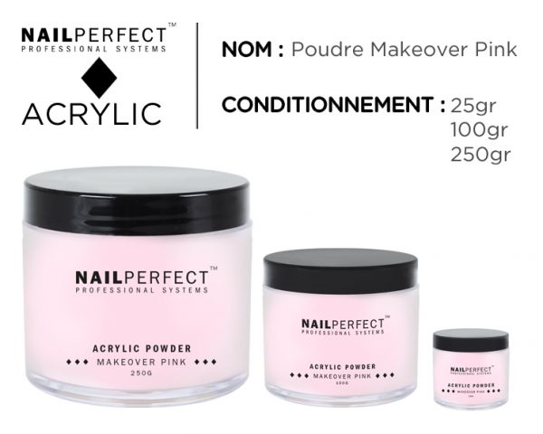 NailPerfect – Acrylic Powder – Makeover Pink