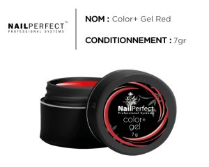 nail perfect fiber gel color red