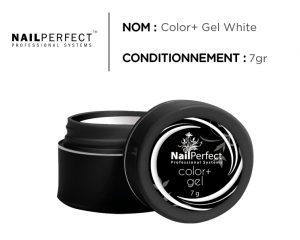 nail perfect fiber gel color white