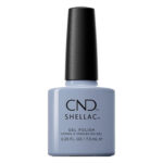 cnd shellac vintage blue jeans vernis semi permanent professionnel