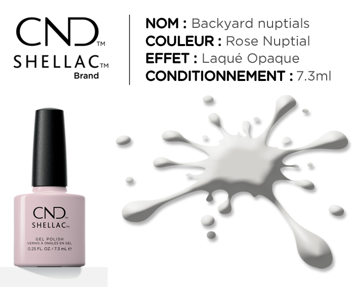 shellac vernis permanent Backyard nuptials