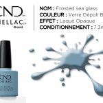 shellac vernis permanent Frosted sea glass