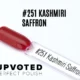 Capsule du vernis semi-permanent NailPerfect Upvoted #251 Kashmiri Saffron, rouge safran chaud et lumineux.