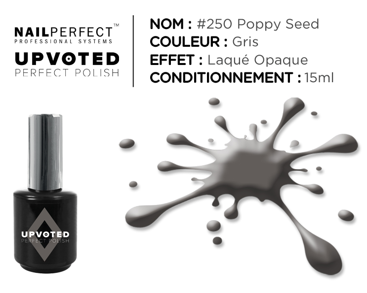 Nail perfect upvoted 250 poppy seed