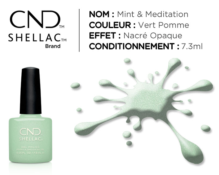 shellac vernis permanent mint and meditation