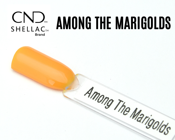 Vernis semi-permanent CND Shellac Among The Marigolds jaune lumineux
