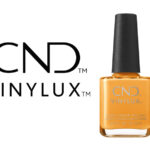Flacon du vernis CND™ VINYLUX™ Among The Marigolds – vernis orange solaire opaque longue tenue.