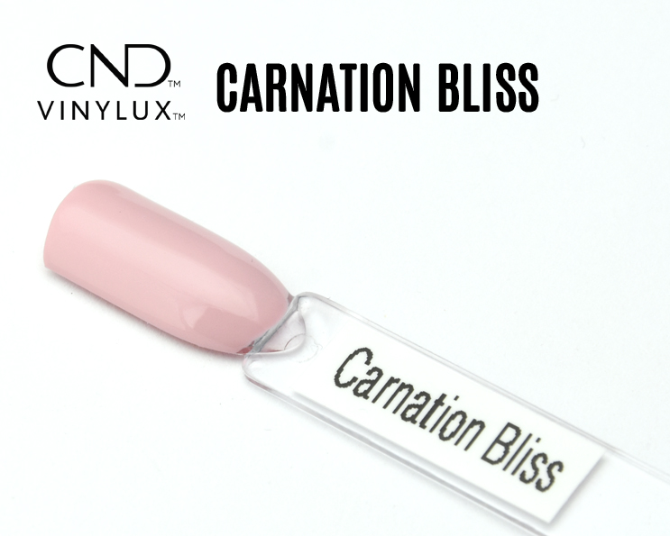 Capsule CND Vinylux Carnation Bliss rose clair poudré
