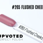 Capsule du vernis semi-permanent NailPerfect Upvoted #265 Flushed Cheeks, rose mauve poudré et élégant.