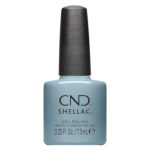 cnd shellac teal textile vernis semi permanent professionnel