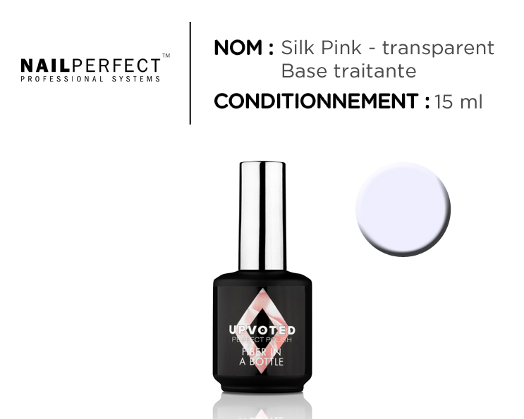 NailPerfect Fiber in a Bottle Silk Pink