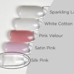 NailPerfect Fiber in a Bottle Silk Pink tips comparaison