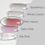 NailPerfect Fiber in a Bottle pink velour tips comparaison