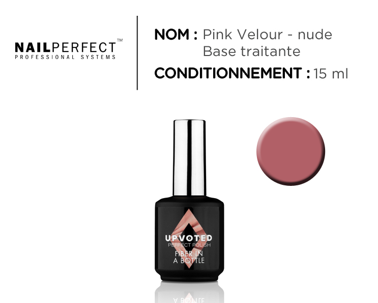 NailPerfect - Fiber in a Bottle - Pink Velour