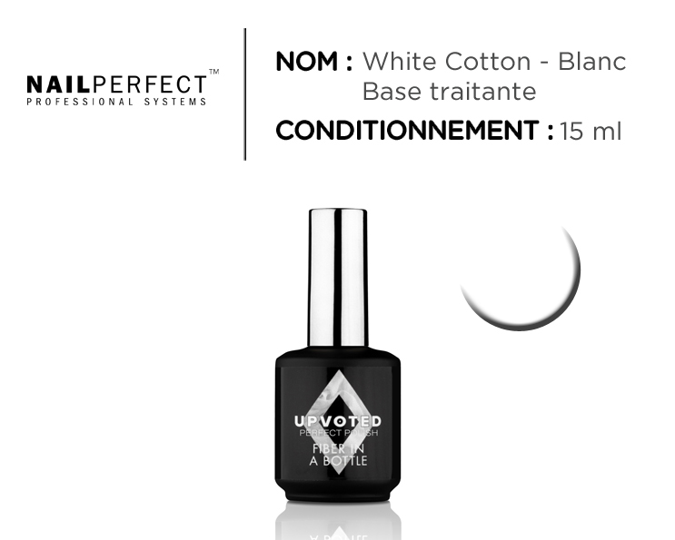 NailPerfect Fiber in a Bottle white cotton