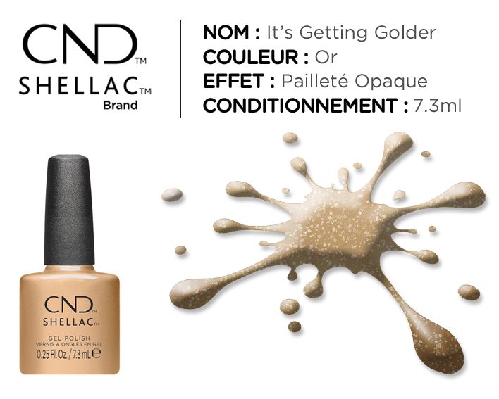 CND Shellac - It's Getting Golder 7.3ml