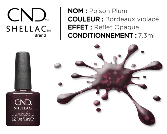 CND Shellac - Poison Plum 7.3ml