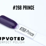 Capsule du vernis semi-permanent NailPerfect Upvoted #268 Prince, violet royal profond et élégant.