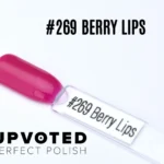 Capsule du vernis semi-permanent NailPerfect Upvoted #269 Berry Lips, rose framboise vif et lumineux.