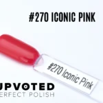 Capsule du vernis semi-permanent NailPerfect Upvoted #270 Iconic Pink, rose vif et lumineux.