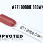 Capsule du vernis semi-permanent NailPerfect Upvoted #271 Bobbie Brown, brun rosé chaud et élégant.