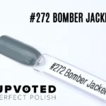 Capsule du vernis semi-permanent NailPerfect Upvoted #272 Bomber Jacket, gris-vert urbain et moderne.