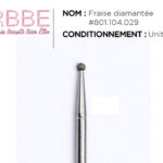 Fraise manucure ongle – Grosse Boule Diamantée