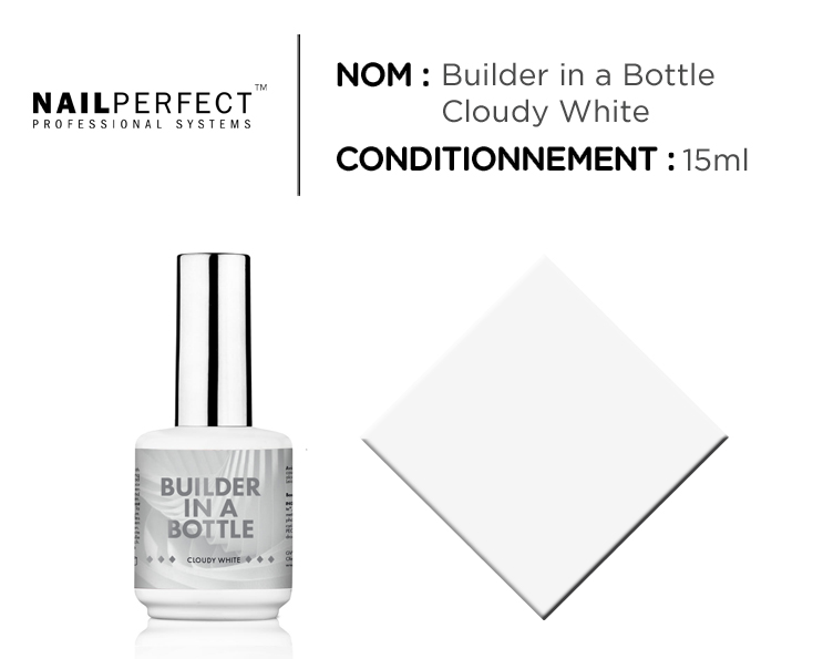 NailPerfect builder in a bottle cloudy white