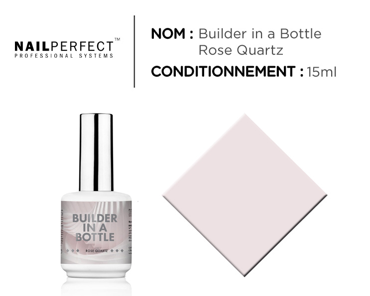 NailPerfect builder in a bottle rose quartz