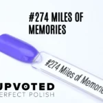 Capsule du vernis semi-permanent NailPerfect Upvoted #274 Miles of Memories, violet lavande lumineux et moderne.