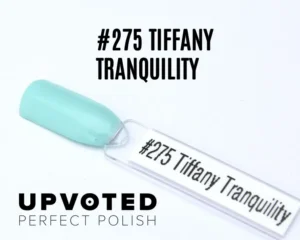 Capsule du vernis semi-permanent NailPerfect Upvoted #275 Tiffany Tranquility, bleu menthe clair et élégant.